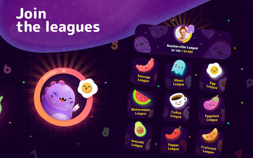 Numberzilla - Number Games 11 تصوير الشاشة