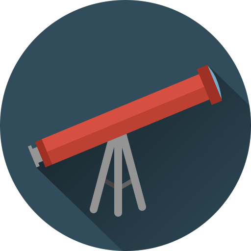 Telescopio con Flash icon