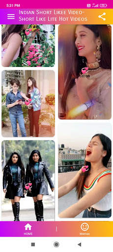 Indian Sort Likee Video- Sort Like Lite Hot Videos screenshot 1