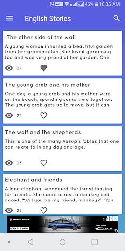 English Stories - New 2018 screenshot 1