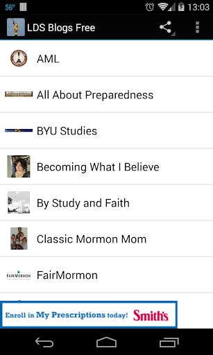 LDS Blogs Free screenshot 1