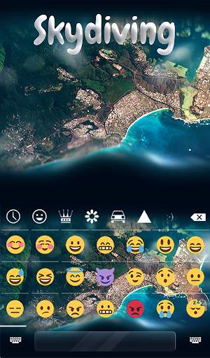 Skydiving Animated Keyboard   Live Wallpaper screenshot 4