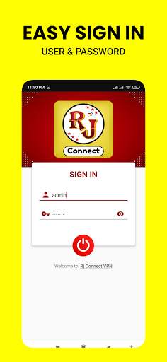 RJ CONNECT VPN screenshot 1