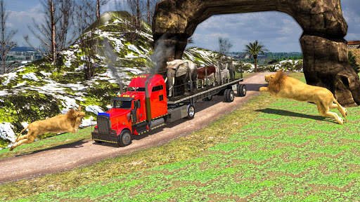 Farm Animal Transporter Truck Simulator 2017 screenshot 6
