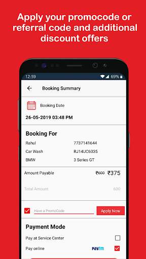 OXO CARE- Best Car Wash & Car Service Booking App screenshot 7