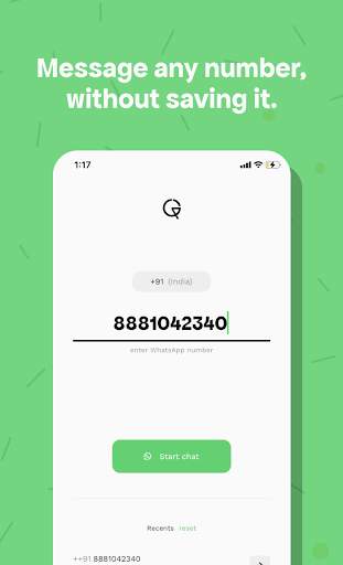 Tellurium: No Contact WhatsApp screenshot 1