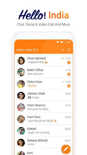 Hello India – Messanger screenshot 1