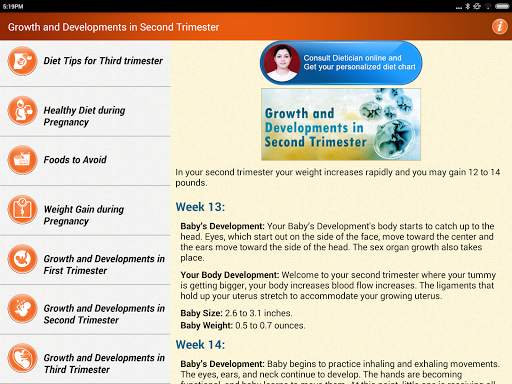Pregnancy Tips Diet Nutrition screenshot 5