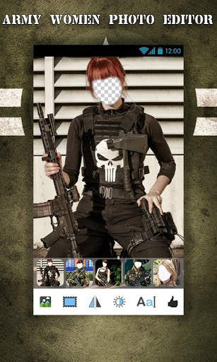 Army Women Photo Editor screenshot 2
