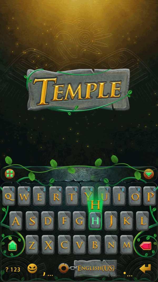 Temple Theme for Kika Keyboard 2 تصوير الشاشة