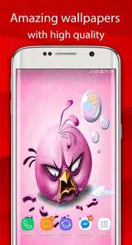 angry HD faces of birds wallpaper स्क्रीनशॉट 6