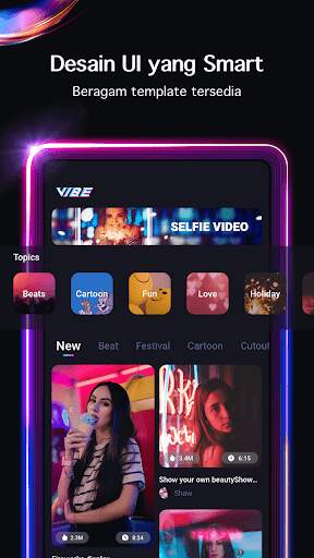 Vibe - Pembuat Video Musik, Efek, Sangat Gampang screenshot 5