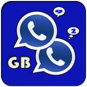 GB WhatsAap Blue Final icon