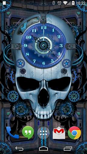 Steampunk Clock Free Wallpaper screenshot 1