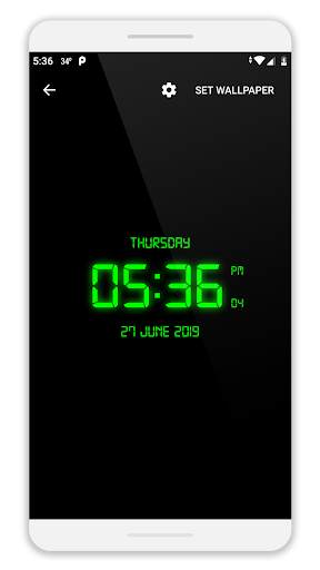 LED Digital Clock LiveWP screenshot 1