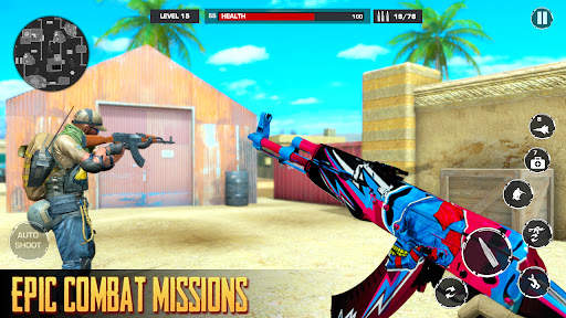 Desert Shooting War - Free Games 2021 screenshot 3