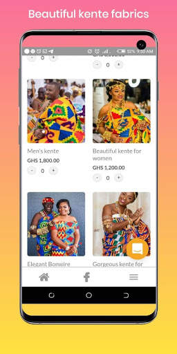 Kente Shop: Shop for African cloths from Ghana screenshot 1