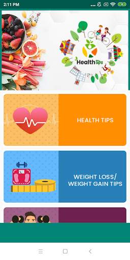 Daily Health Tips screenshot 1