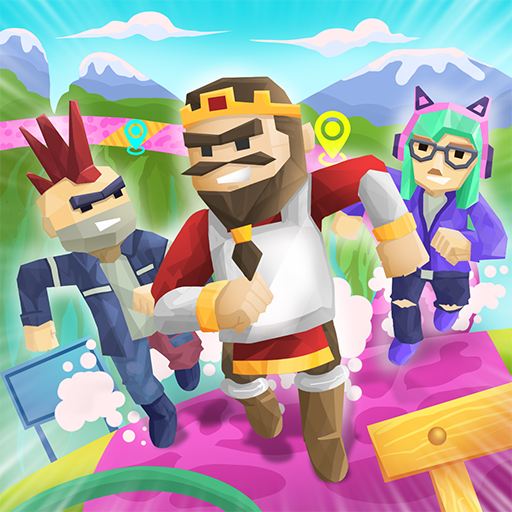 Dudes Mayhem Fall Race 3D icon