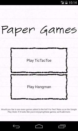 Paper Games screenshot 1