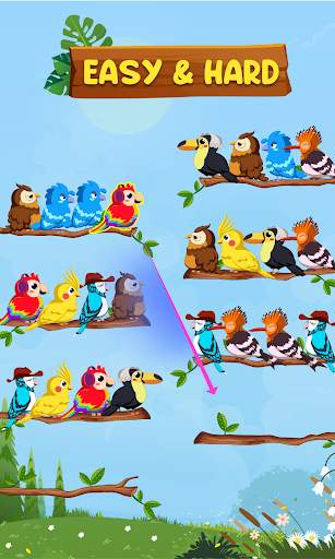 Bird Sort - Color Sort Puzzle screenshot 4
