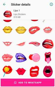 Lips Stickers screenshot 8