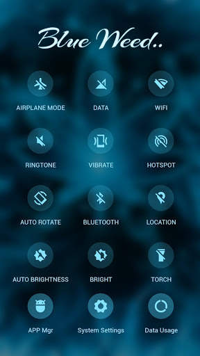 Blue Leaf APUS Launcher theme screenshot 3