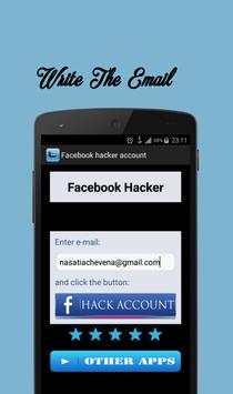 Hack Facebook Password Prank screenshot 2