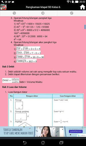 Rangkuman Mata Pelajaran Kelas 6 SD / MI screenshot 14