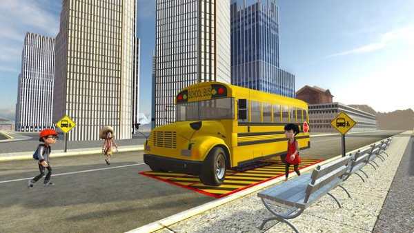 Crazy School Bus Transport Sim screenshot 11