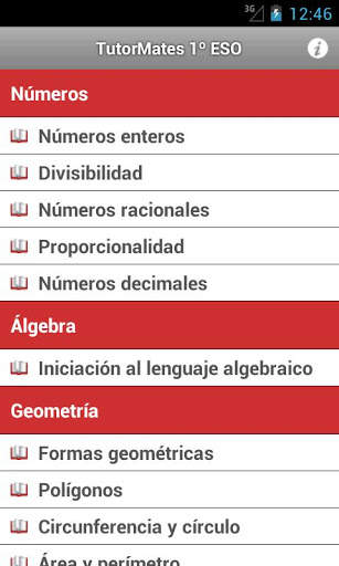 TutorMates Mobile 1ESO screenshot 1