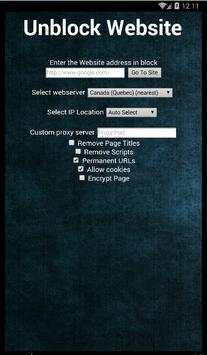 Unblock Website screenshot 1