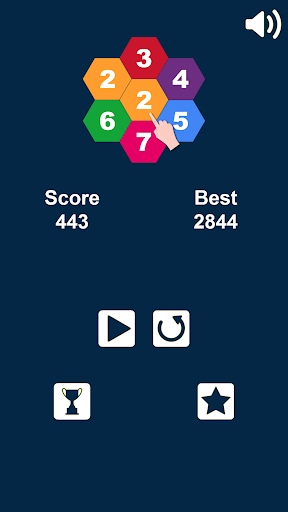 Tap n Merge Hexagons - Hexa Merge Puzzle screenshot 4
