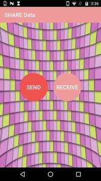 Share Data: easy sharing mobile data screenshot 1