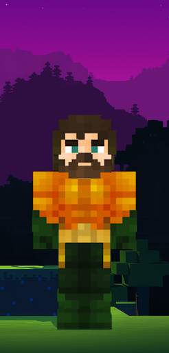 Aquaman Skin for Minecraft screenshot 2