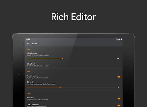 Brackeys IDE - Code Editor for Android screenshot 9