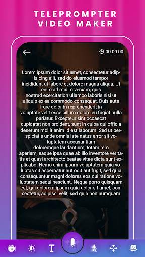 Teleprompter Camera - Video Editor & Add Caption 3 تصوير الشاشة