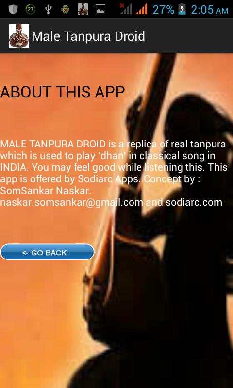 Male Tanpura Droid screenshot 5