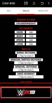 WWE 2K19 CAW Recipe Generator स्क्रीनशॉट 3