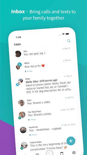 Familio: Family messenger, calendar & gps screenshot 1