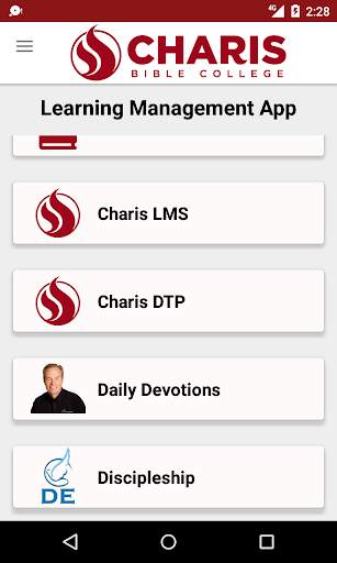 Charis LMS screenshot 2