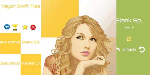 Taylor Swift Piano Tiles screenshot 1