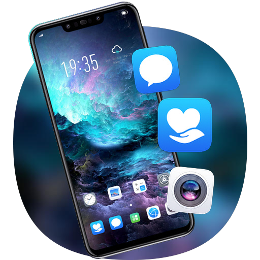 Colorful theme a7 clouds wallpaper icon