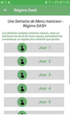 Régime Dash 2020 Menus et Recettes Minceur Gratuit скриншот 4