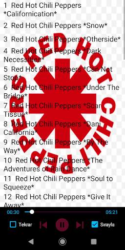 Red Hot Chili Peppers Best Songs Offline screenshot 1