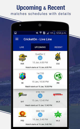 CricketOn - Fast Live Line Score App for PSL screenshot 2