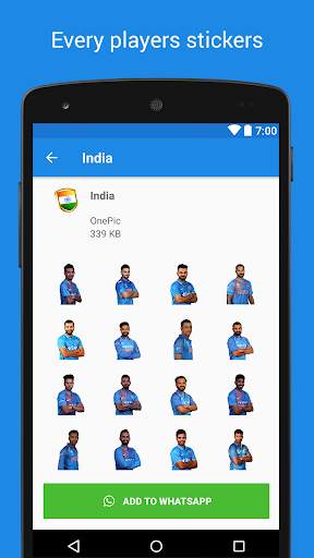 Cricket Sticker Packs - WAStickerApps screenshot 7