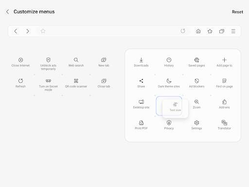 Samsung Internet Browser Beta screenshot 9