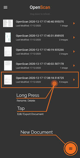 OpenScan - Free Document Scanner App screenshot 1