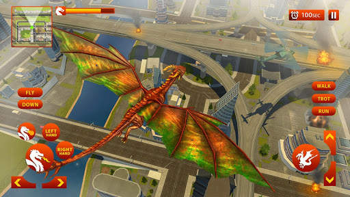 City Dragon Simulator screenshot 1